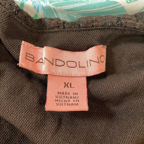 Bandolino Black Lace V Neck Top - Picture 6 of 13